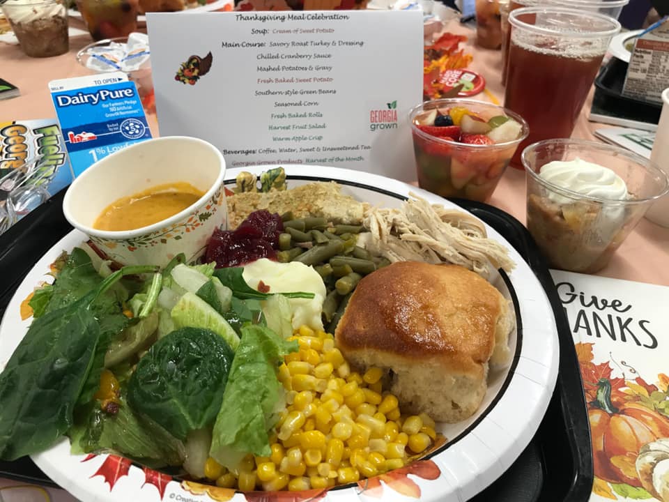 Thanksgiving Lunch at Gilmer County High